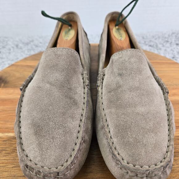 M. Gemi The Felize Gray Suede Slip On Casual Driving Moccasins Loafer Womens 38 - Picture 7 of 14